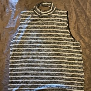 Rag & Bone Thea Striped High Neck Tank Sweater M